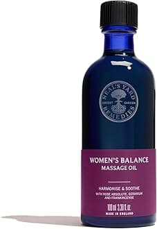 Women's Balance Massage Oil | Relaxing Body Gifts for Women - Essential Oil & Blend of Rose Oil | 100ml