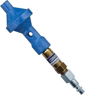 Conwin Snap-On 60/40 Helium/Air Outlet Balloon Inflator, Medium, Blue