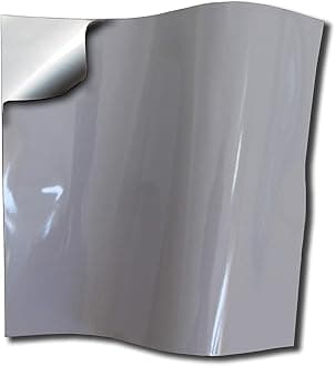 100 Tile Stickers 6 x 6 inch Transfers Covers for Kitchen Bathroom 15x15cm Square Wall Tile DIY Stick On Wall Peel and Stick Tile Style Decals (Grey x 100 Stickers, 15x15 cm)