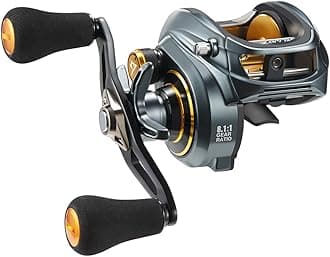 Piscifun Alijoz Baitcaster Fishing Reel, 300 Size Aluminum Frame Baitcasting Reel, 33Lbs Max Drag, Freshwater & Saltwater Low Profile Casting Reel for Musky, Available in 6.6:1/8.1:1 Gear Ratio