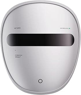 Sponsored Ad - AMIRO Spectra 5-in-1 Light Therapy Face Mask, Contour With Blue, Red, Green, Yellow, and Infrared Light, 3 Modes for Oily, Acne-Prone, and Sagging Skin, Skincare for Face, Silver