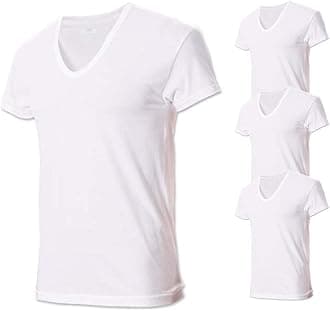 Try Men's Premium Basic Running Short Sleeve Undershirts 100% Cotton Multi Pack (3, XXL (110))