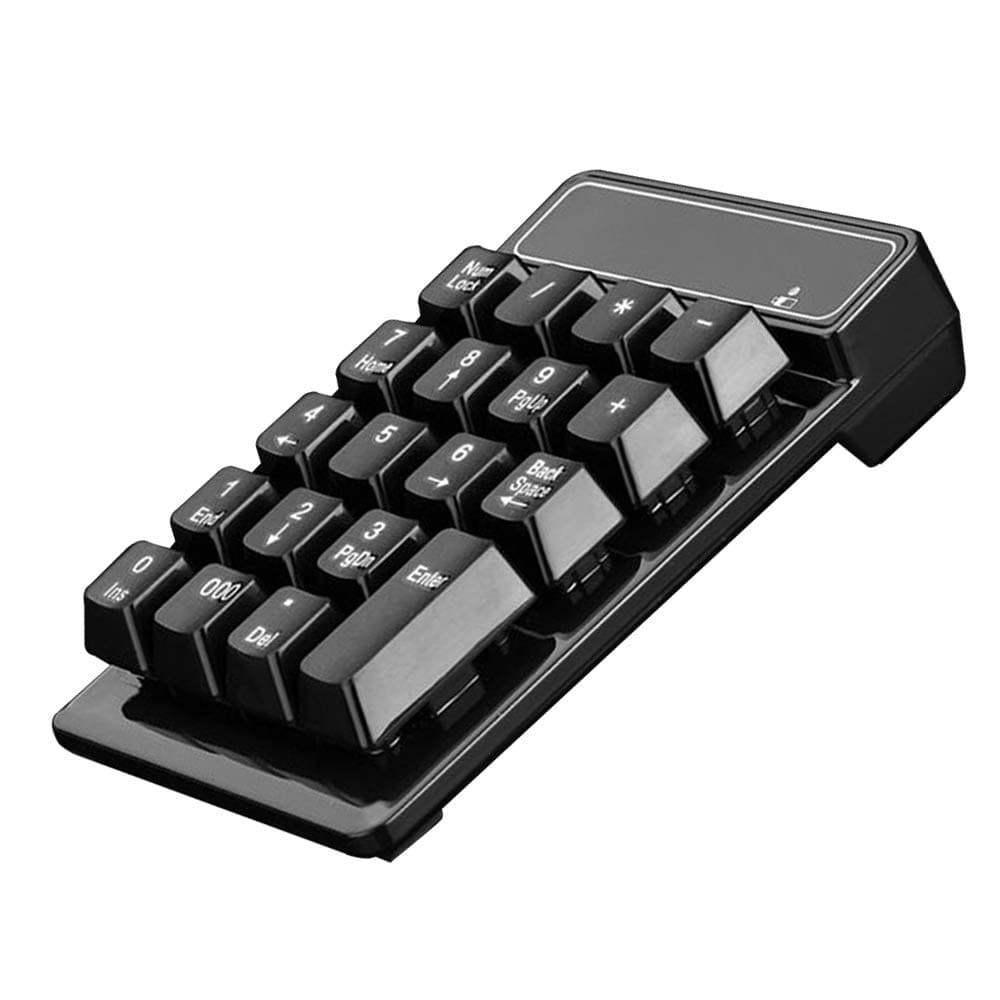 Bluetooth Numeric Keypad Portable Wireless Bluetooth 19-Key Mechanical Number Pad Keyboard for Smartphone Tablet iPad Mac Laptop Desktop PC Surface Pro with Android Windows iMac iOS