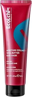 Collagen Shea Butter Hair Mask Deep Repair Conditioning Moisture Collagen Shea Butter Hair Treatment for Dry and Damaged Hair All Hair Types 5.4fl.oz 160ml