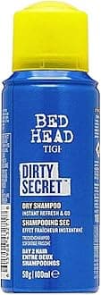 Tigi Bed Head Dirty Secret Instant Refresh, Dry Shampoo for Instant Refreshing, Travel Version, 100 ml