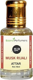 Musk Rijali Attar/Perfume Oil | Misk Rijali Attar/Perfume Oil | Alcohol-Free, Long Lasting Attar For Men & Women | Perfect For Gifting Purpose (10ml)