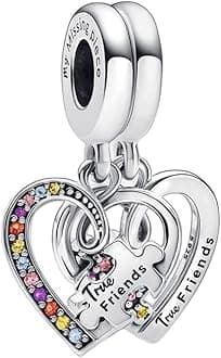 Aiftiko Family Charm 925 Sterling Silver Pendant,Jewelry Beads Gifts for Women Bracelet&Necklace
