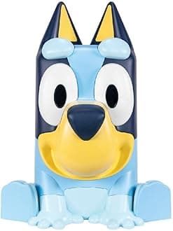 Uncanny Brands Bluey Popcorn Maker, Oil-Free Electric Hot Air Popper with 12 Paper Bags - Officially Licensed