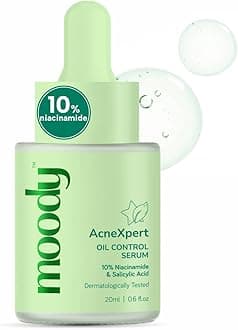 Moody AcneXpert 10% Niacinamide Oil Control & Acne Correction Serum With Azelaic & Salicylic Acid, 20 ml
