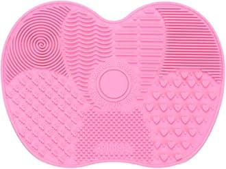 Silicone Makeup Brush Cleaning Mat, Portable Washing Tool