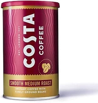 Costa Instant Smooth Medium Roast Coffee, 100g