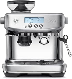 The Barista Pro, Bean to Cup Coffee Machine with Grinder and Milk Frother, Brushed Stainless Steel - UAE Version, 2 Year Manufacturer Warranty, Free Coffee from RAW