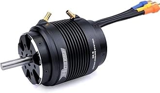 Surpass Hobby 4082 1280KV Brushless Motor Shaft 5mm RC Boat Motor with Water Cooling Jacket for RC Boat (1280kv)