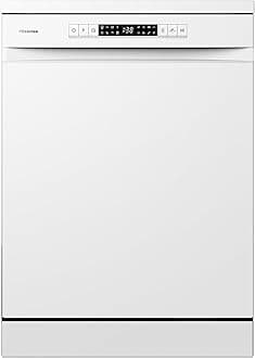 HS622E90WUK Freestanding Standard Dishwasher 85cm High - E Rated, White, 24 x 23 x 33 inches (L x W x H) [Energy Class E]