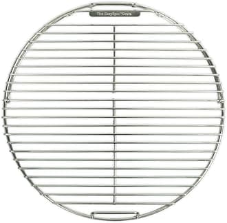 SnS Grills EasySpin Charcoal Grill Cooking Grate, 304 Stainless Steel, Large Hinged Opening, Perfect for 2-Zone Cooking, Replacement Grate Compatible with Weber & Other Grills - 18” Inches