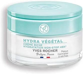 Hydra Vegetal 48H Non-Stop Moisturizing Rich Cream - Normal to dry skin, 50 ml./1.7 fl.oz.