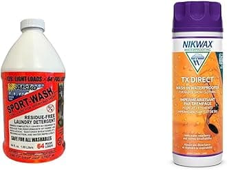 Sport Wash Laundry Detergent + Nikwax TX.Direct Waterproofing