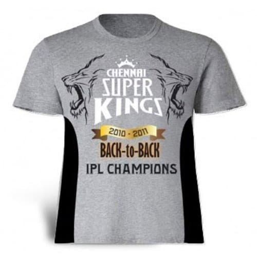 CSK Back-2-Back Gray Shirt