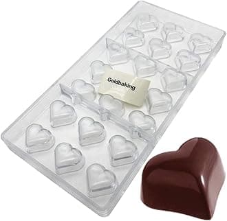 Polycarbonate Heart Mold Polycarbonate Chocolate Tray Candy Mould