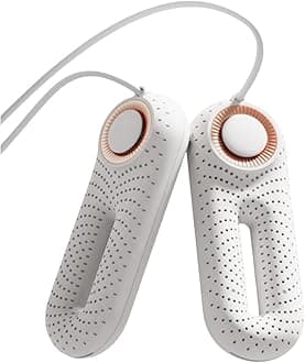 Electric Shoe Dryer, Ski Boots Dryer, Shoe & Boot Warmer to Dry Sweaty Shoes & Eliminate Bad Odor, 3/6/9 Hours Timed Auto Self Off (Standard UK Plug)