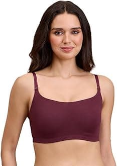 NYKD Everyday Wireless & Non-Padded Easy Breezy Slip-On T-Shirt Cotton Bra for Women with Full Coverage - NYB165