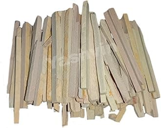 White Salety Fun Writing Natural Earthy Slate Bar Natural Limestone Slate Chalk Pencil - Pack of 100 PCS (Saleti Chalk) || U124