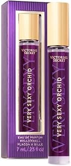 Victoria's Secret Very Sexy Orchid Eau de Parfum Rollerball, Notes of Blackcurrant, Orris Woods & Sheer Patchouli, Travel Size Mini Perfumes for Women (0.23 oz)