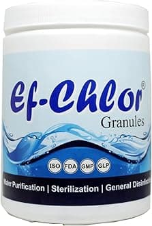 Water Purification Granules | Emergency Water Treatment | Treats up to 50,000 Litres | 1 kg Jar