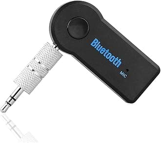 Bluetooth AUX Adapter for Car, Wireless Audio Receiver Portable Hands-Free Car Kits with AUX 3.5mm