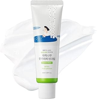 Birch Juice Mild-up Sunscreen UV LOCK 1.69 Fl Oz | SPF 50+ broad spectrum, Mineral Zinc Oxide, for Sensitive Skin, Control Oil and Sebum, Korean Sunscreen