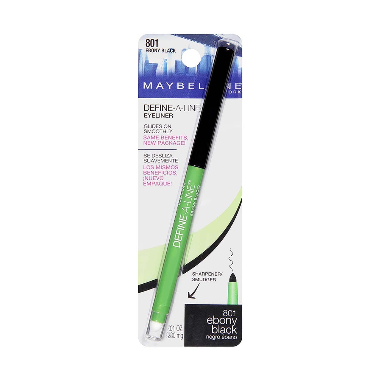 Maybelline Define-A-Line Eyeliner Ebony Black (2-Pack)