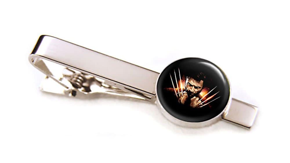 SharedImagination Wolverine Cufflinks, X-Men Tie Clip, Wolverine Cuff Links, Superhero Wedding Jewelry, Groomsmen Gifts, Groomsman Gift