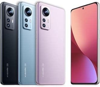 XIAOMI 12 5G + 4G LTE 256GB + 8GB Snapdragon® 8 Gen 1 Global Unlocked 50MP Pro Grade Camera (Not for Verizon Boost At&T Cricket Straight) + (w/Fast Car Charger Bundle) (Purple)