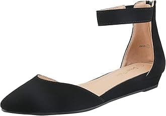 Amiga Women's Low Wedge Flats Shoes