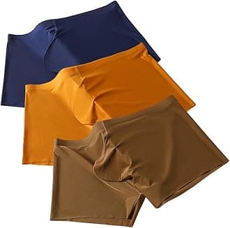 Men's Pouch Trunks Ice Silk Enhance Underwear Briefs Low-Rise Ultra-Thin Bulge Pouch Sport Underpants