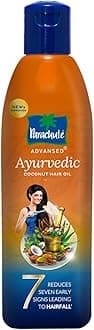 Ayurvedic Coconut Hair Oil | 25 Natural Ingredients to Control Hair Fall, Loss, and 7 Major Problems | Helps in Headache Relief | 190 ml
