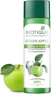 Biotique Green Apple Fresh Daily Purifying Shampoo and Conditioner for Oily Hair and Scalp 120ml