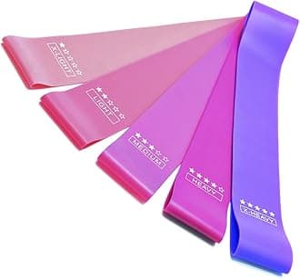 GolitonResistance Loop Exercise Bands Exercise Bands for Home Fitness, Stretching, Strength Training, Physical Therapy,Elastic Workout Bands for Women Men Kids