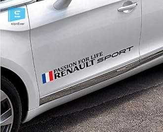 Passion for Life Renault Sport Decal Vinyl Car Stickers Exterior Side Window L x H 29.00 cm X 3.50 cm