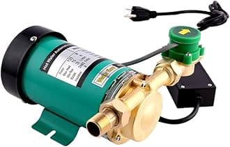 120W Water Pressure Booster Pump for Home, 115VAC, 396 GPH, 21.7 PSI Automatic Home Booster Pump, 3/4" 25L/min with Water Flow Switch for Kitchen, Bathroom, Garden (15GR-15)