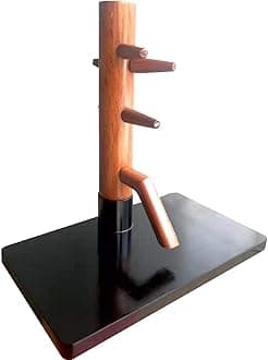 TAO Mini Wooden Dummy Decoration Wing Chun Kung Fu Collectible Wood