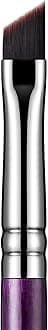 Eyeliner Brush Fine Angled - PRO Precision Gel Eye Liner Makeup Brush -Ultra Thin Slanted Flat Angle - Premium Cruelty Free Synthetic Bristles (E835 Purple)