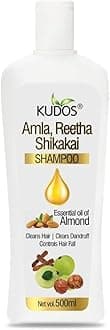 Ayurveda Amla Reetha Shikakai Shampoo – Ayurvedic Herbal Hair Cleanser for Women & Men | Hair Fall Control & Dandruff Care | Sulphate & Paraben Free | For All Hair Types with Aloe Vera (500mL) (1)