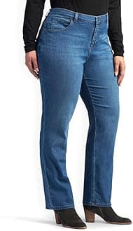 LEE womens Plus-Size Relaxed Fit Straight Leg Jean Jeans