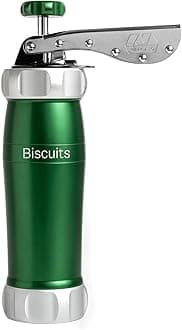 08 01 12 Biscuits Cookie Press, Green