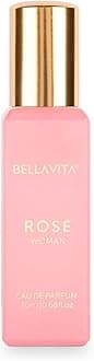 Bella Vita Luxury Organic Luxury Rose Woman Eau De Parfum Liquid Perfume for Women with Woody Rose, Jasmine, Black Currant, Vanilla & Amber | Long Lasting Fragrance EDP For Everyday Wear | 20 ML