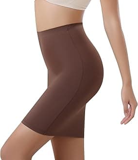 APMGONT Women Body Shaper Shaping Half Slips Underskirt Tummy Control Shaping Half Slips Body Shaper High Waist Slimming Slip Seamless Underskirt for Women