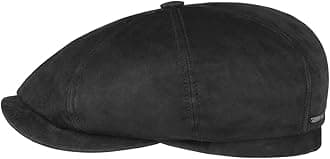 Stetson Hatteras Goat Suede Flat Cap Men | Made in Germany