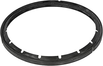 Tefal Pressure Cooker Gasket, 8L, Seb X1010003, Ø253mm, Compatible with Nutricook/Clipso +/Clipso/Acticook, Black