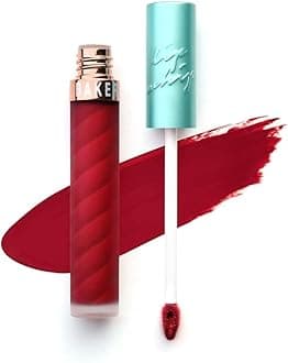 Lip Whip Liquid Lipstick for Women, Waterproof Lip Gloss, Tint, Stain Long Lasting Hydrating Moisturizer, Matte or Metallic, 3.5mL, Cranberry Stiletto